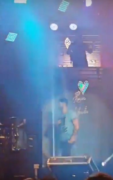 PM efetua disparos e  baleado em show de Gustavo Lima em MT; veja vdeo do cantor deixando o palco