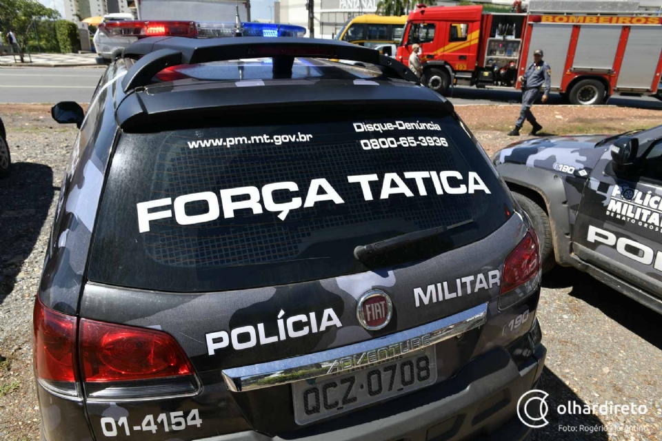 Fora Ttica localiza criminosos e 'fecha' escritrio de golpes da OLX em Vrzea Grande