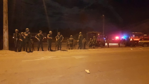 No 10 dia de greve, operao policial libera rodovias em Cuiab e Rondonpolis