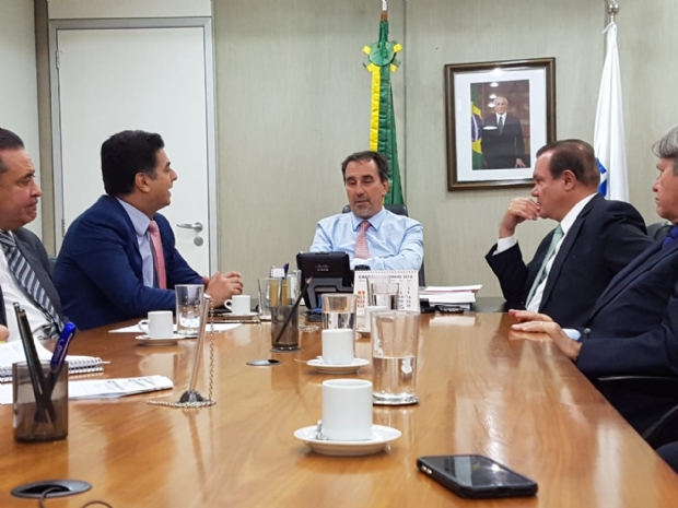 Maggi, Fagundes e Emanuel se renem com Ministro da Sade em prol do Pronto Socorro