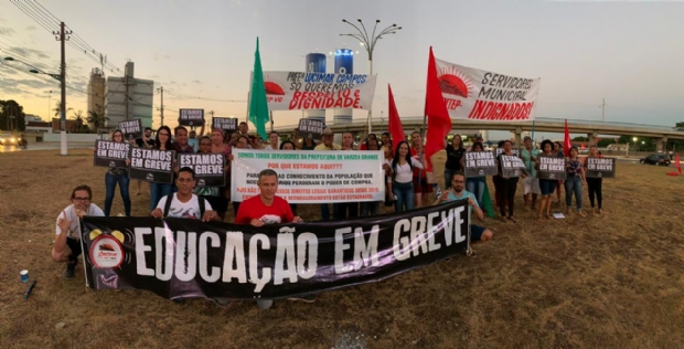 Professores da rede municipal de Vrzea Grande ameaam entrar em greve