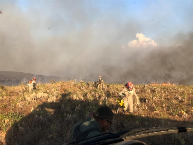 Cerca de 400 homens atuam por dia no combate a incndios; investimento de R$ 8,5 milhes