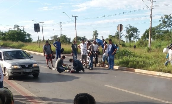 Ciclista morre aps acidente com motocicleta na avenida das Torres
