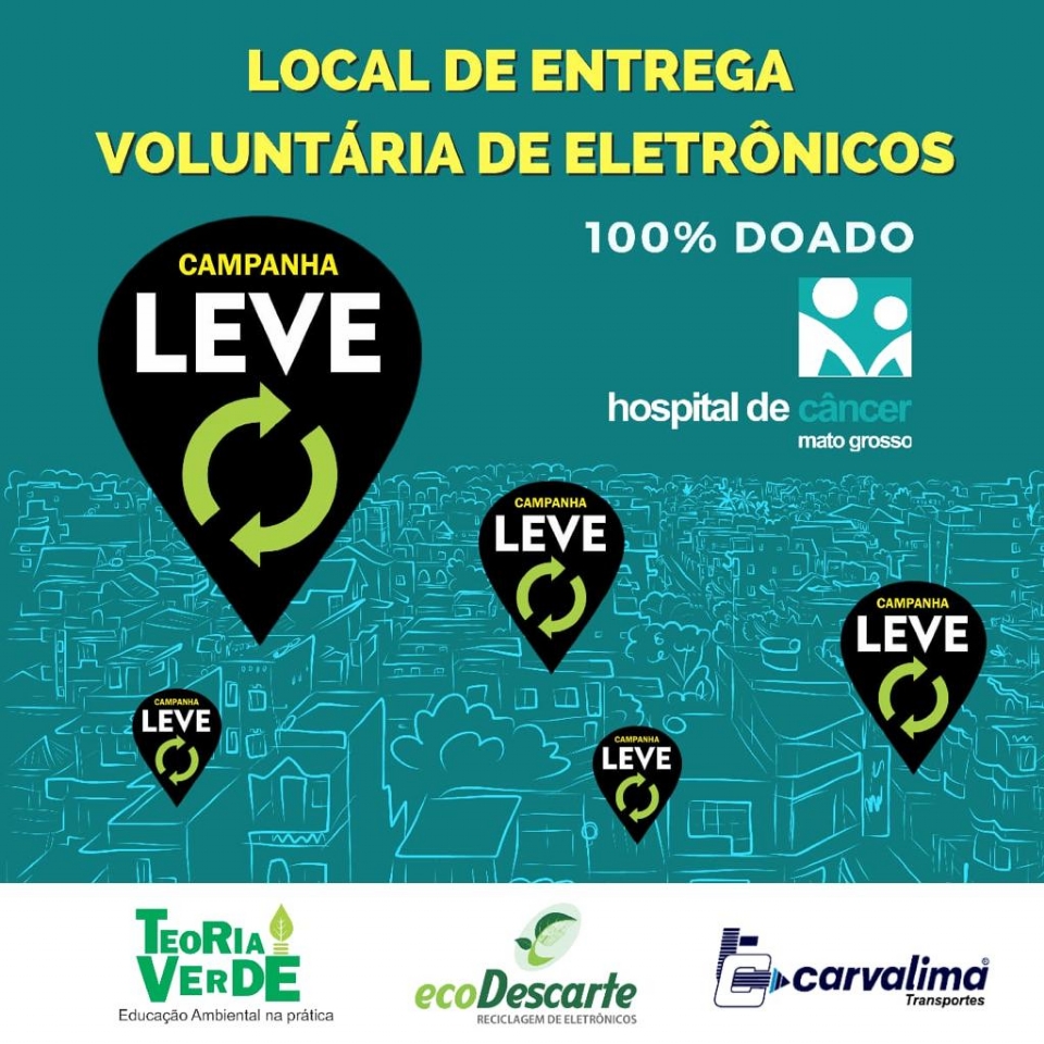 Campanha arrecada lixo eletrnico e converte lucros para Hospital de Cncer de Mato Grosso
