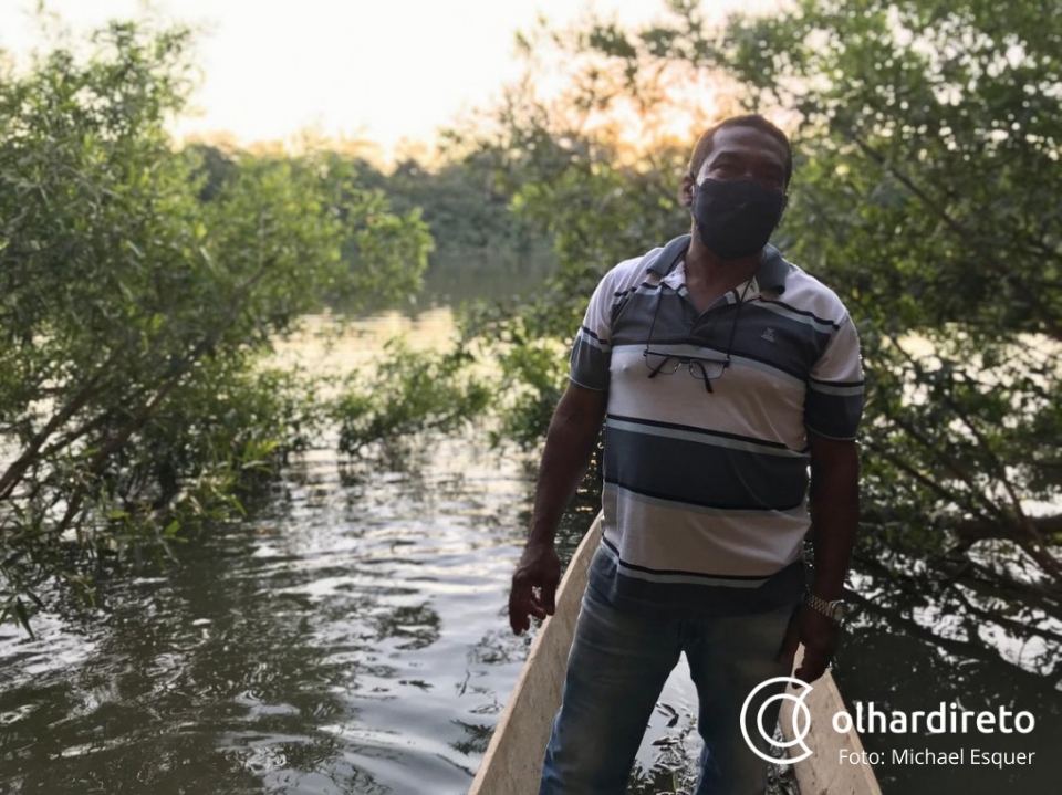 Edegar, ribeirinho e pescador profissional de So Gonalo Beira Rio
