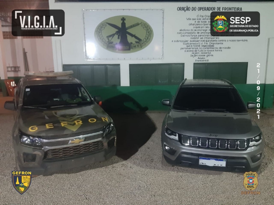 Dois policiais militares de Mato Grosso so presos com Jeep Compass roubado prximo a fronteira com a Bolvia