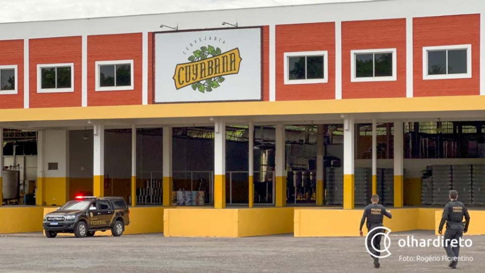 Sede da Cervejaria Cuyabana  alvo da segunda fase de operao da PF que mirou secretrios e empresas da Sade