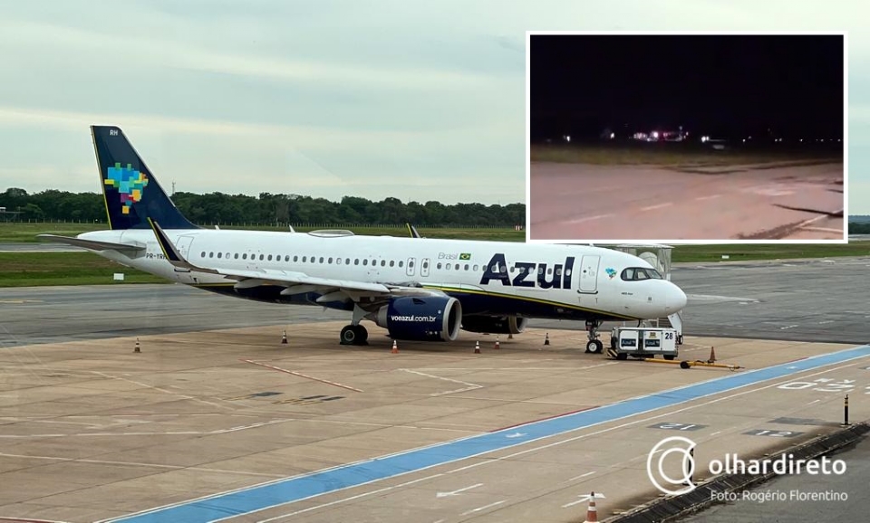Passageiro relata desespero durante evacuação de voo da Azul em Cuiabá; pelo menos oito feridos