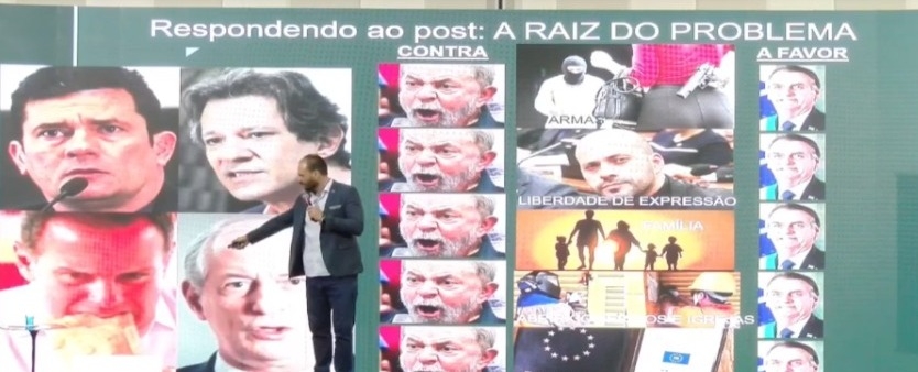 Em MT, Eduardo Bolsonaro pe Moro ao lado de Lula e pede trgua em crticas ao presidente