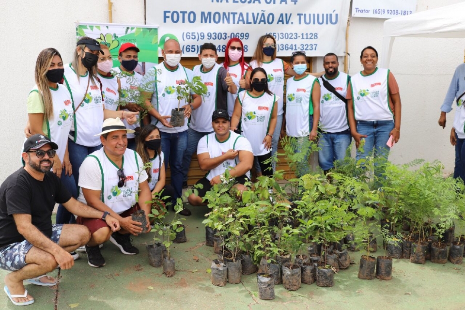 Projeto ir distribuir 30 mil mudas de rvores para devolver ttulo de 'Cidade Verde'  Cuiab