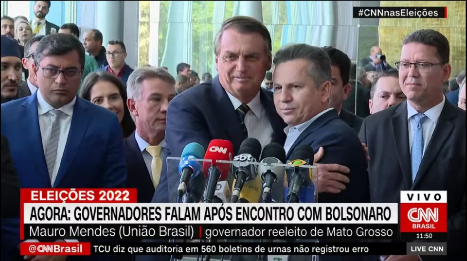 Mauro vai a Braslia declarar formalmente apoio  reeleio de Bolsonaro: em nome da nossa populao