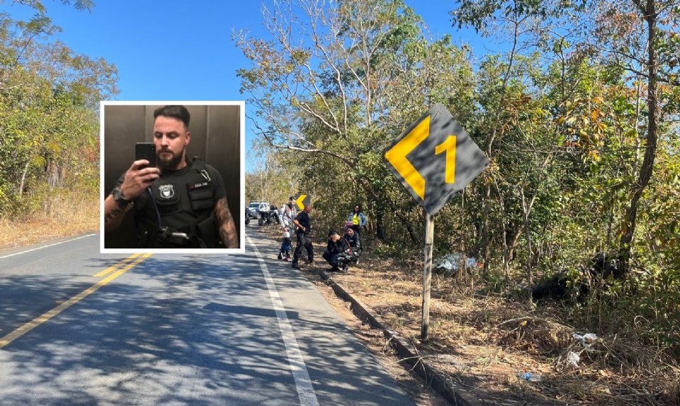 Homem que fingia ser policial nas redes morre em acidente de moto na Estrada de Chapada