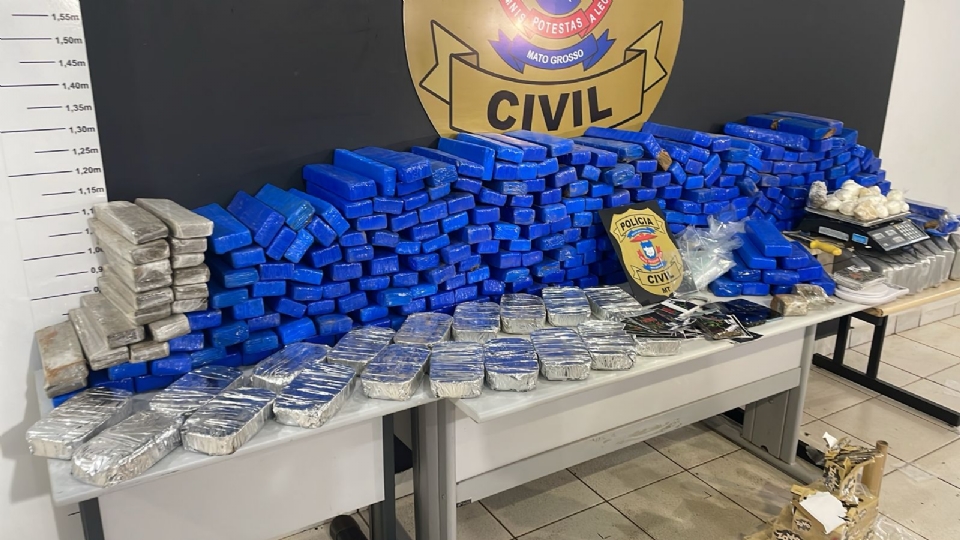 Polícia Civil apreende mais de 350 tabletes de entorpecentes de facção criminosa