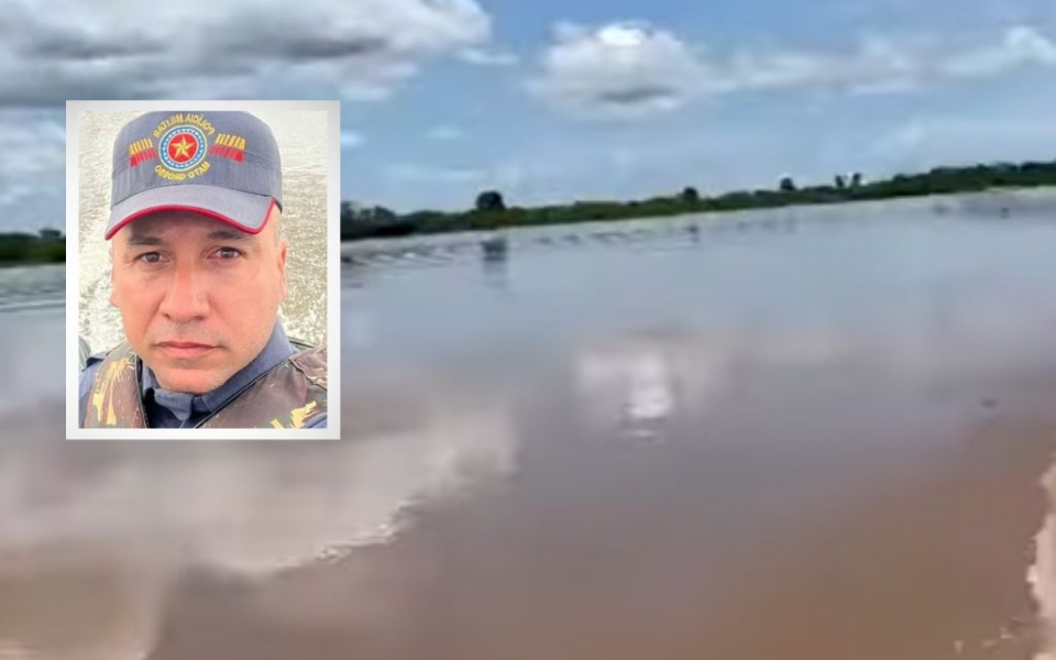 Corpo de um dos PMs desaparecidos aps embarcao virar em rio  encontrado por bombeiros