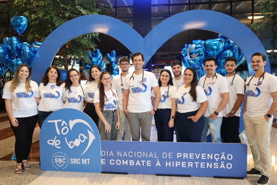 Sociedade Brasileira de Cardiologia de Mato Grosso realiza aferio de presso gratuita nesta sexta