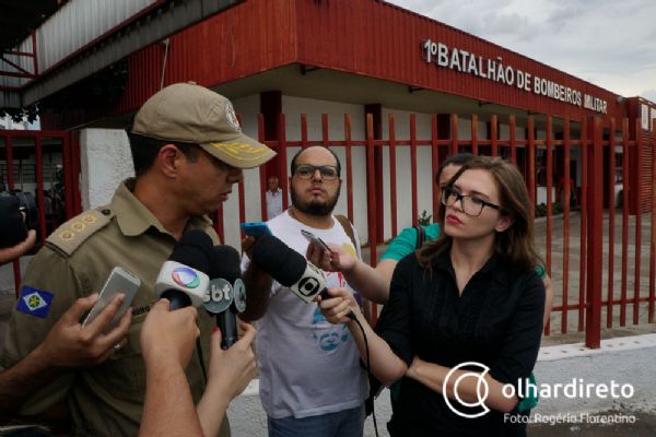Tenente acusada de tortura contra aluno em treinamento dos Bombeiros  afastada;  veja print 