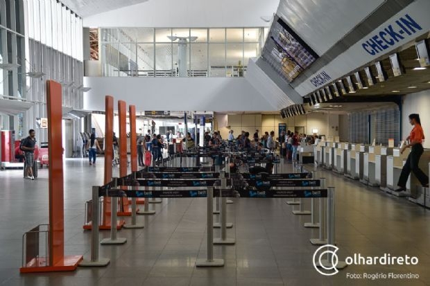 Aeroporto Marechal Rondon tem 38 voos cancelados nesta segunda-feira