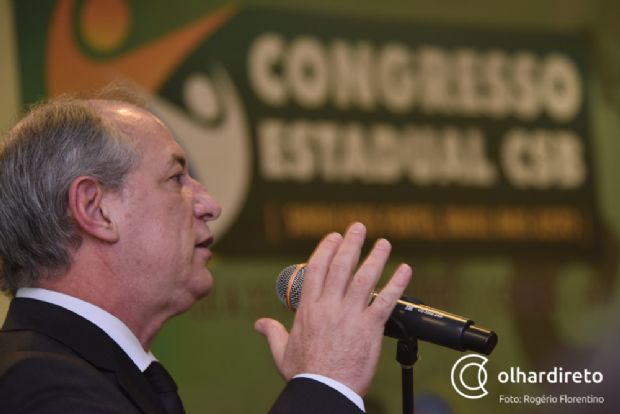 Ciro Gomes assegura que PDT estar na chapa de oposio a Pedro Taques e vai dar boa surpresa em Mato Grosso