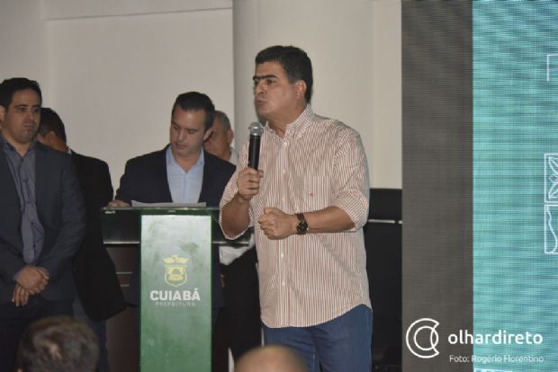 Emanuel Pinheiro afirma que tomar a frente das obras do VLT caso Estado no d conta de concluir modal