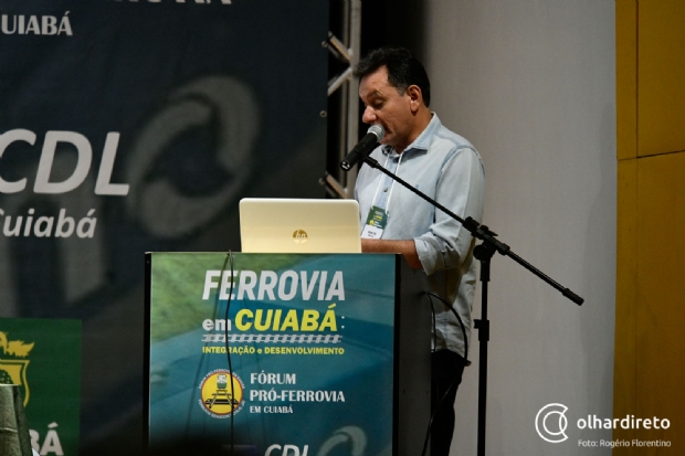 Leitão defende a chegada dos trilhos da ferrovia até Cuiabá