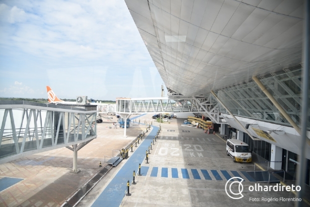 Governo ter que ampliar espao de desembarque no aeroporto de Cuiab para destravar voo internacional