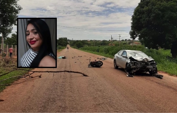 ​Mulher de 42 anos morre em acidente entre Biz e Corola