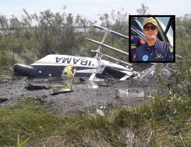 Corpo de piloto que morreu em queda de helicptero no Pantanal  resgatado aps dois dias