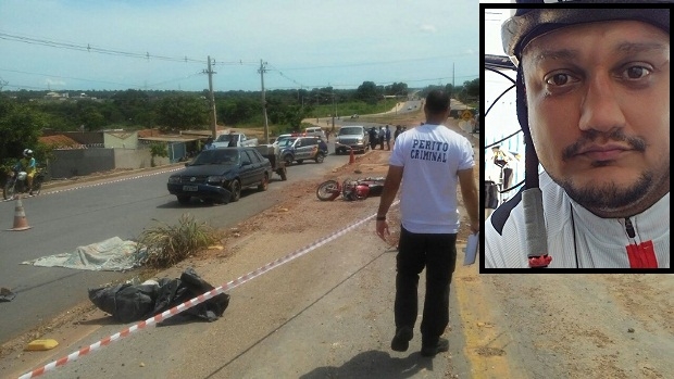 Bancrio morre aps coliso contra Santana na Estrada de Chapada;  vdeo e fotos 