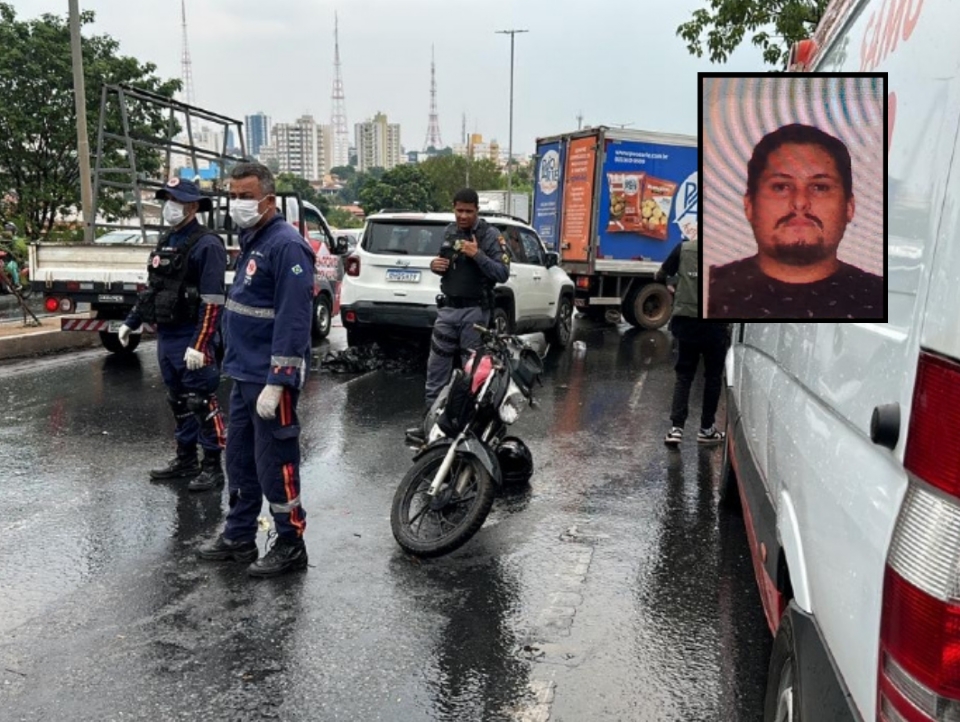 Chuva provoca acidente com morte em viaduto na Miguel Sutil; veja vdeo