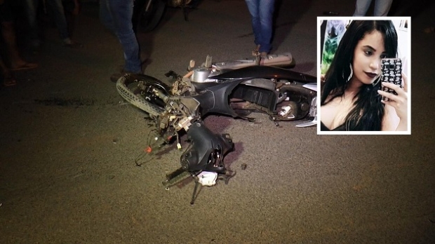 Jovem morre ao ter moto atingida por carro conduzido por motorista embriagado