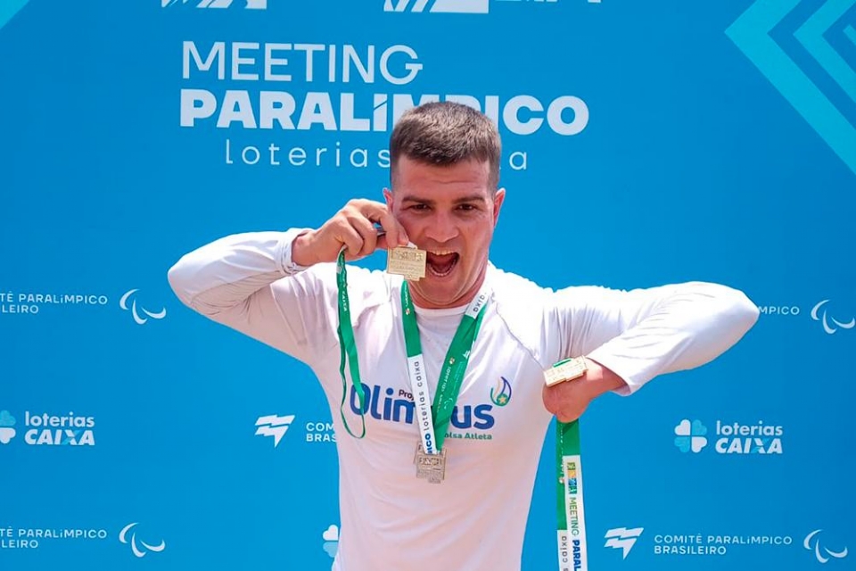 Atletas de MT conquistam 34 medalhas no Meeting Paralmpico em Gois e se destacam no ranking