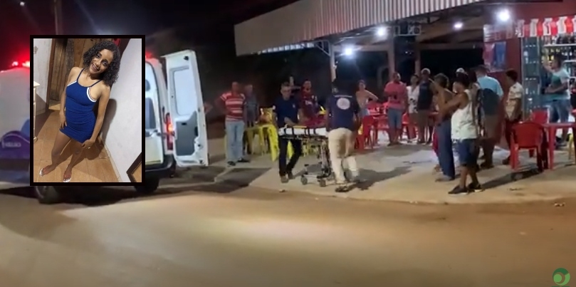Grvida e beb so mortos com cinco tiros em bar no interior de Mato Grosso