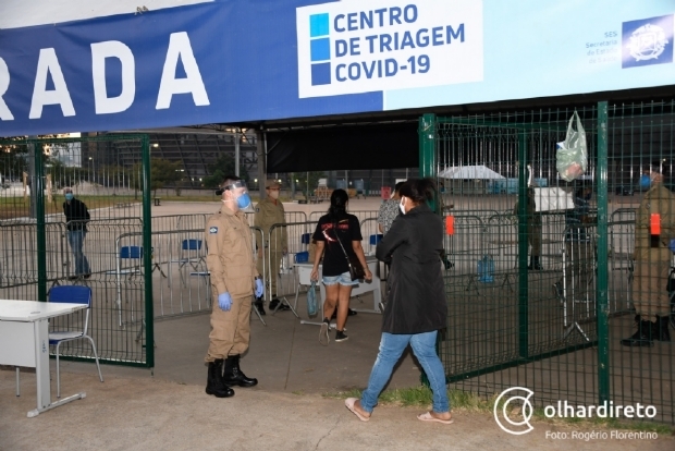 Vigilante  preso com medicamentos e testes rpidos para Covid-19 furtados do Centro de Triagem