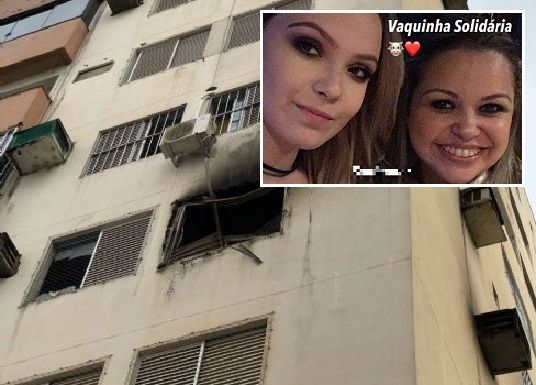 Dona de apartamento destrudo pelo fogo tem prejuzo de R$180 mil e amigos fazem 'vaquinha';  veja vdeo do local 