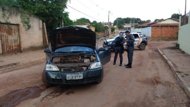 PM troca tiros com criminosos aps roubo em Cuiab; dois fugiram