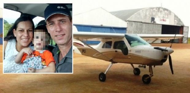 FAB confirma morte de famlia em queda de aeronave em Mato Grosso