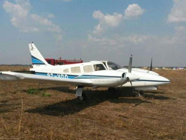 Avio pousou em fazenda, a trs quilmetros da cabeceira da pista do aeroporto de Sinop
