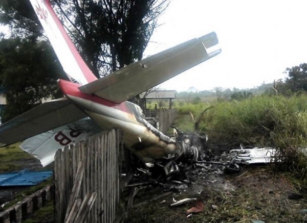 Avio que caiu nesta segunda-feira na regio Noroeste de Mato Grosso