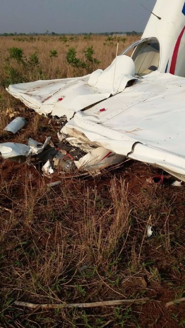 Seripa apura causas de queda de avio que matou duas pessoas em Mato Grosso