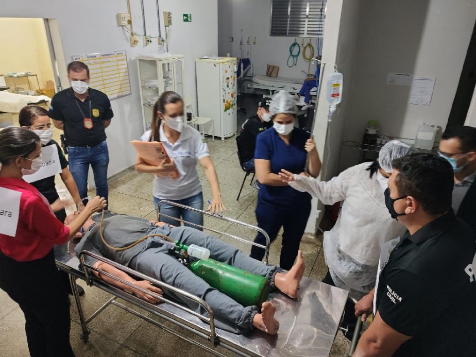 Após sair do centro cirúrgico, o paciente foi encaminhado para UTI do Hospital Público de Barra do Garças