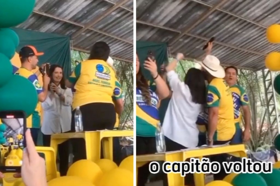 Em meio a rumores de candidatura por MT, Bolsonaro participa de 'movimento conservador' no interior; veja vdeo