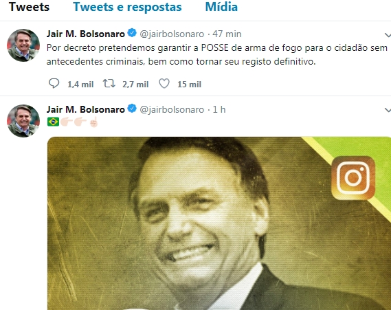 Bolsonaro e a posse de arma