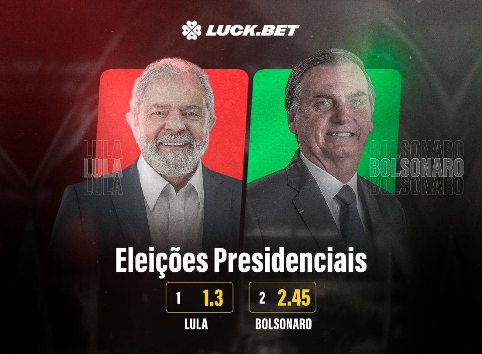 Site de apostas com maior relevncia em MT, Luck.Bet paga 245% para Jair Bolsonaro como vencedor definitivo das eleies; veja como investir
