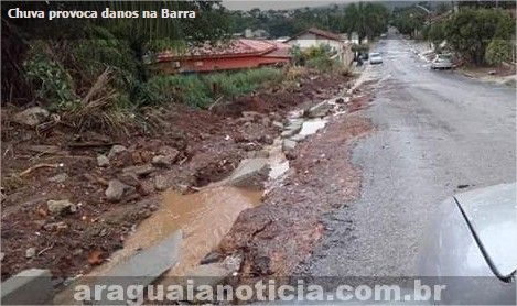 Chuva provoca alagamentos e estragos em Barra do Garas;  veja fotos