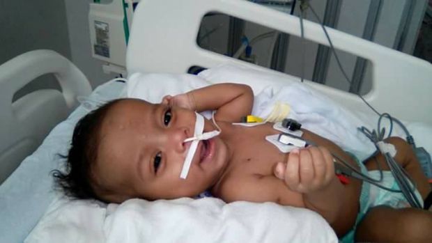 Famlia de beb cardiopata de 11 meses pede ajudar para garantir tratamento em SP