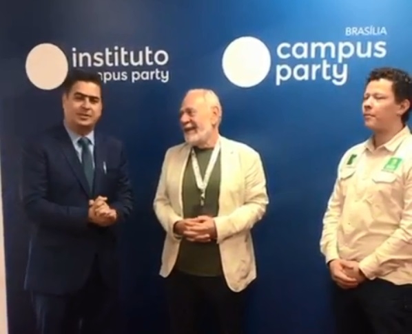 Emanuel vai a Braslia negociar com presidente da Campus Party vinda do evento para Cuiab