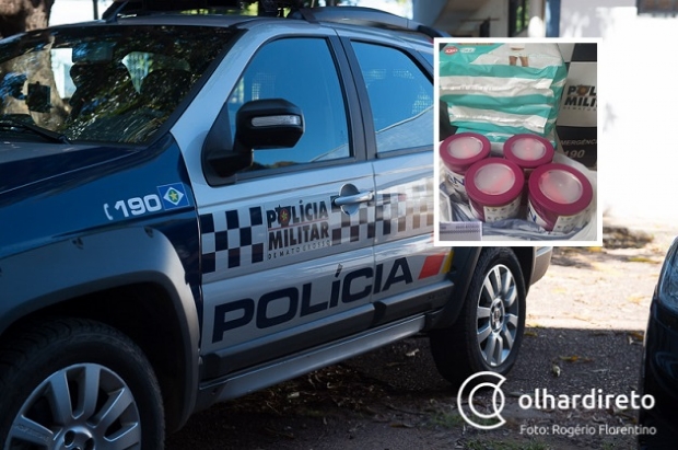 Adolescente  detida aps furtar fraldas e leite em p em supermercado de Cuiab