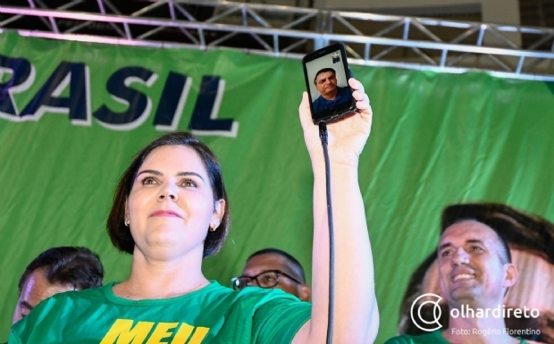 Presidente Bolsonaro grava vdeo de campanha para Coronel Fernanda