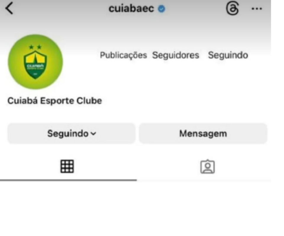 Dez dias aps ataque hacker, perfil do Cuiab no Instagram continua fora do ar