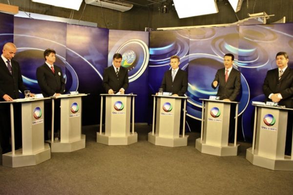 Debate na TV mostra alfinetadas entre candidatos a prefeito de Cuiab